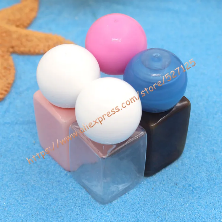 10 мл Красивая цветная квадратная мини-бутылка для домашних животных с