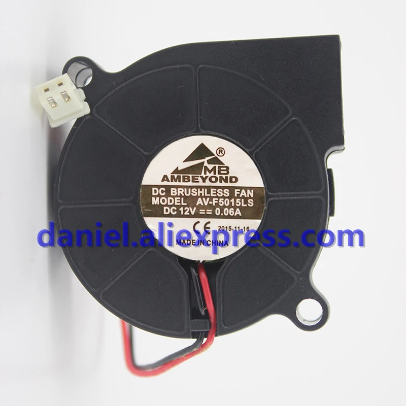 AMBEYOND AV-F5015LS 12В 0.03A 0.06A увлажнитель воздуха специальный вентилятор 5015 воздуходувка