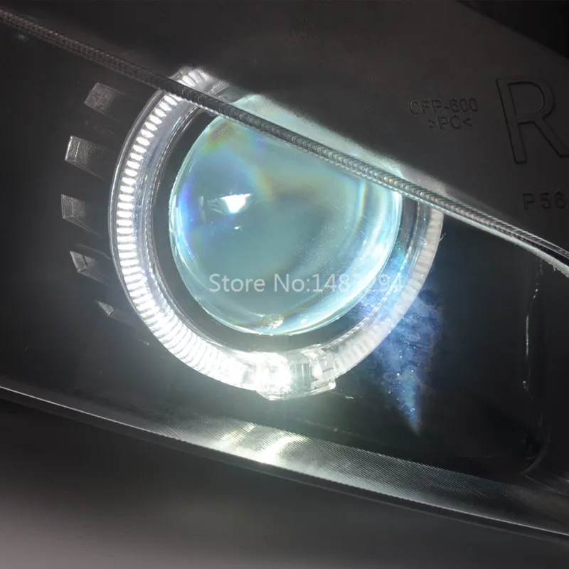 Изготовленный На Заказ конверсионный яркий белый проектор Angel Eyes HID собранная