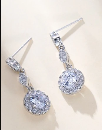 stud earrings Модные серьги-клипсы в виде капель без пирсинга, ювелирное изделие серебряного цвета, циркониевые жакеты со стразами, серьги-манжеты для женщин, клипсы для ушей - Окраска металла: stud earrings