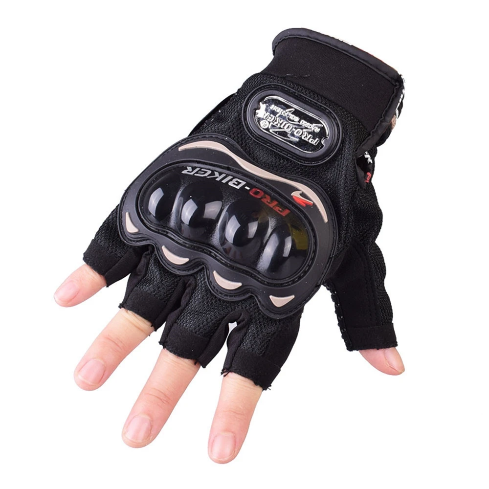 PRO-BIKER MCS-04C Motorcycle Half Finger Gloves Anti-collision Adjustable Anti-slip Design | Автомобили и мотоциклы