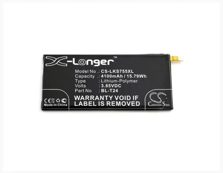 

Cameron Sino 4100mAh battery for LG H700 K212 K220 K220ds K220dsK K220dsZ K220Y K220Z K450 LS755 LV9 X Calibur US610 US701 V9