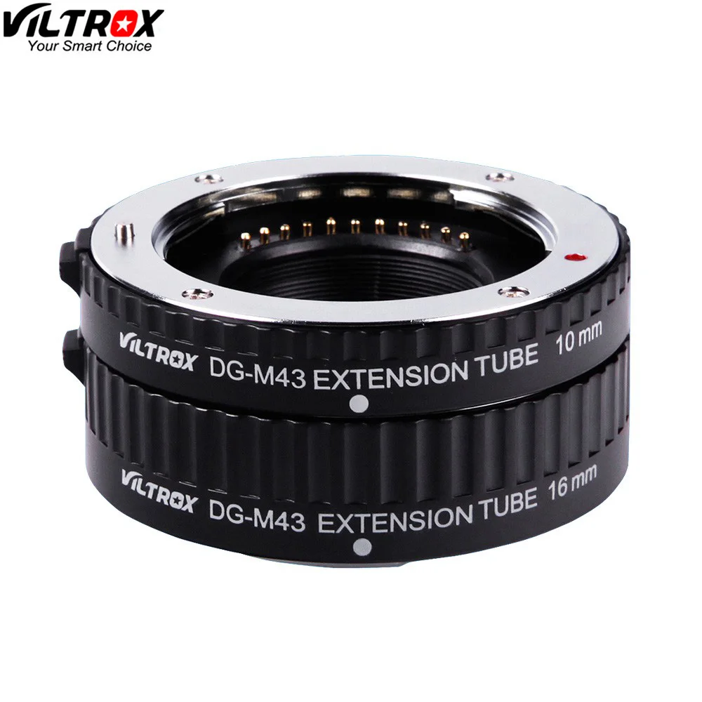 Viltrox DG Tube 10mm 16mm Set Ring Metal Mount Auto Focus Macro Extension for Micro 4/3 M4/3 Camera Lens DG-M43 | Электроника