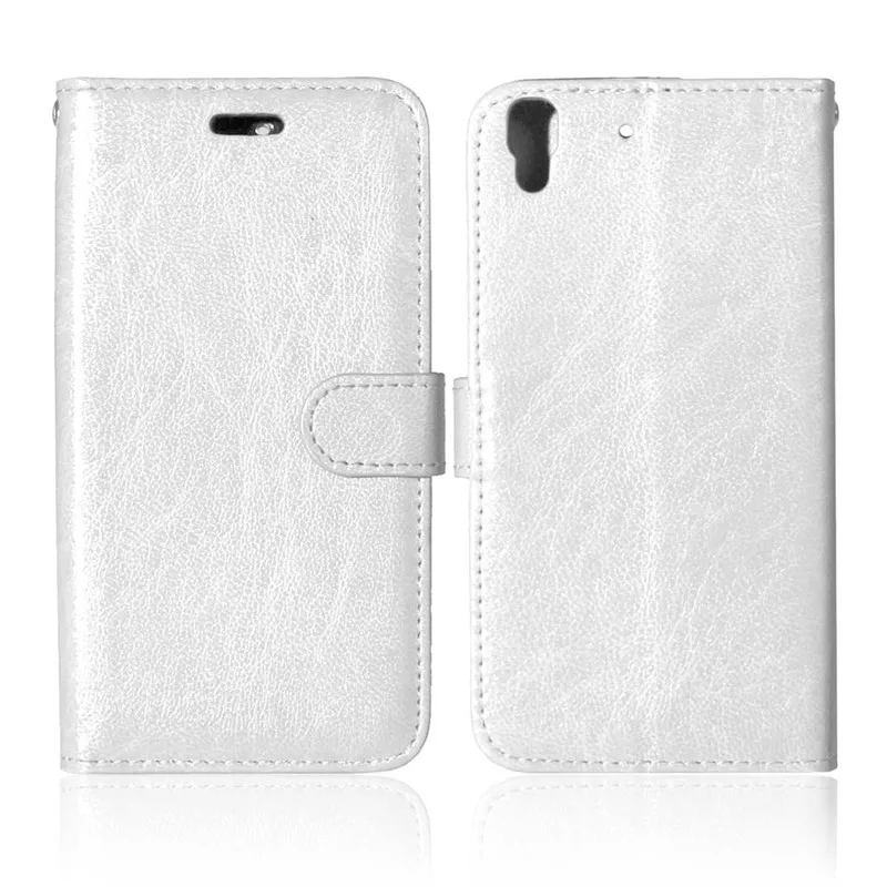 White Huawei Y6 случае huawei SCL-L21 Дело 5,0 PU кожа чехол для телефона для huawei Y6 y 6 SCL L01 L02 L03 L04 L21 SCL-L01 SCL-L02 SCL-L03 - Цвет: White