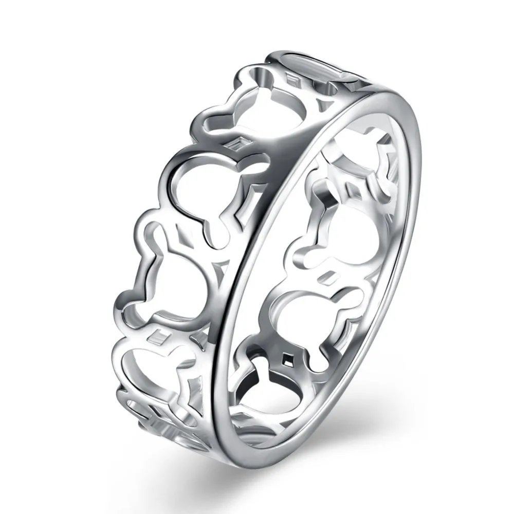 Кольцо с головой Микки Мауса классические аксессуары ювелирные изделия 925 модные