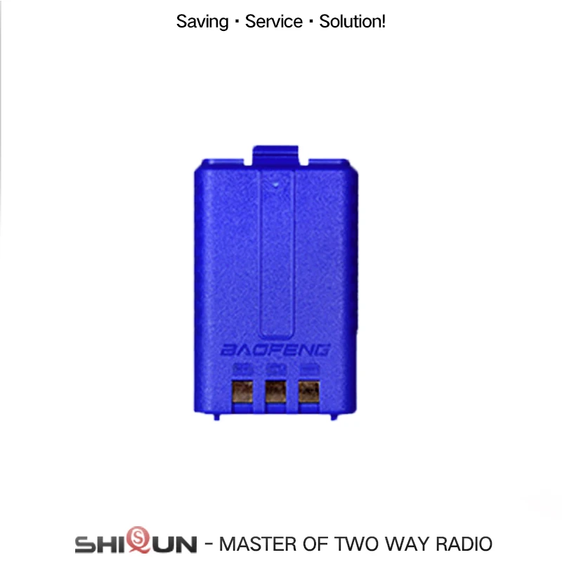 Синий BL-5 Li-Ion UV-5R Батарея UV5R UV-5RA UV-5RC UV-5RE Батарея UV-5R плюс УФ 5R аксессуары Baofeng Совместимость RT-5R RT5R - Цвет: Синий