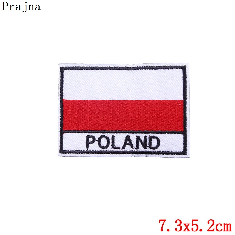 Золотой Prajna, новая мода, флаг страны, Португалия, Казахстан, хорватские нашивки, железная аппликация, вышитые нашивки для декора одежды, лидер продаж - Цвет: Золотой