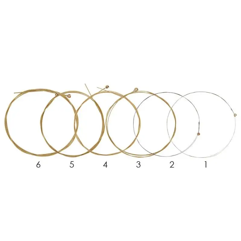 1 шт. набор гитарных струн из латуни и дерева аксессуары для гитары 41 дюймов