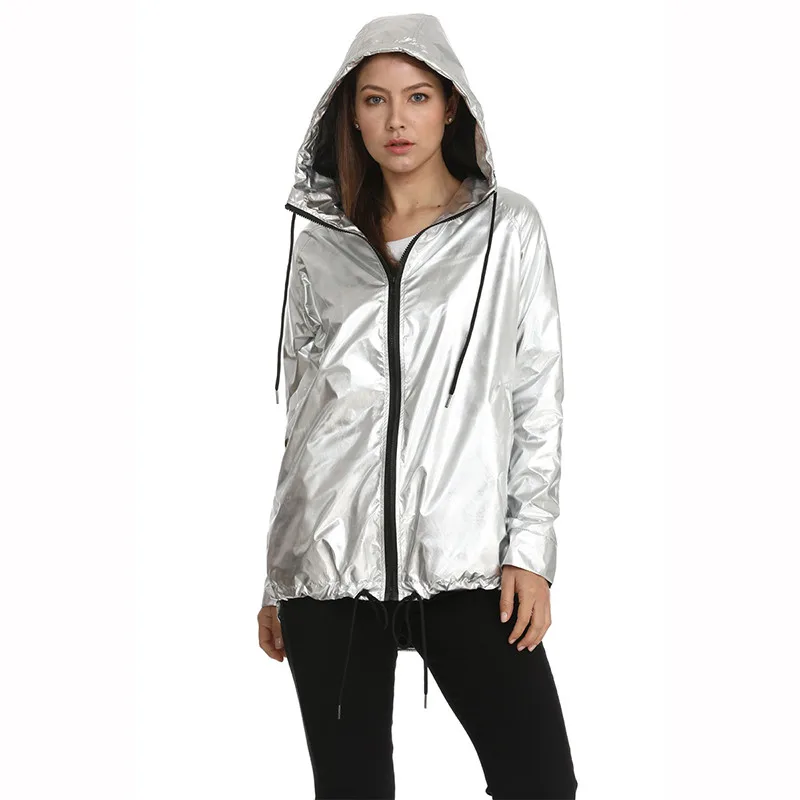 Весенне летняя непромокаемая верхняя одежда женская тонкая Свободная куртка на