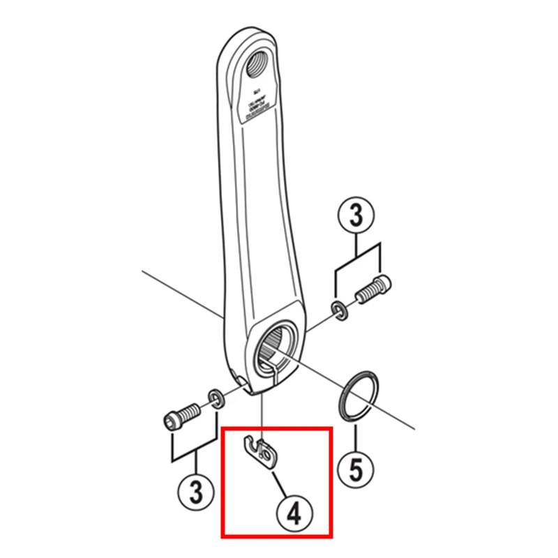 SHIMANO 4700 5800 6800 9000 R9100 R8000 deore SLX XT m785 m8000 m985 m9000 Передняя цепная рукоятка рукоятки запчасти пластина штифт