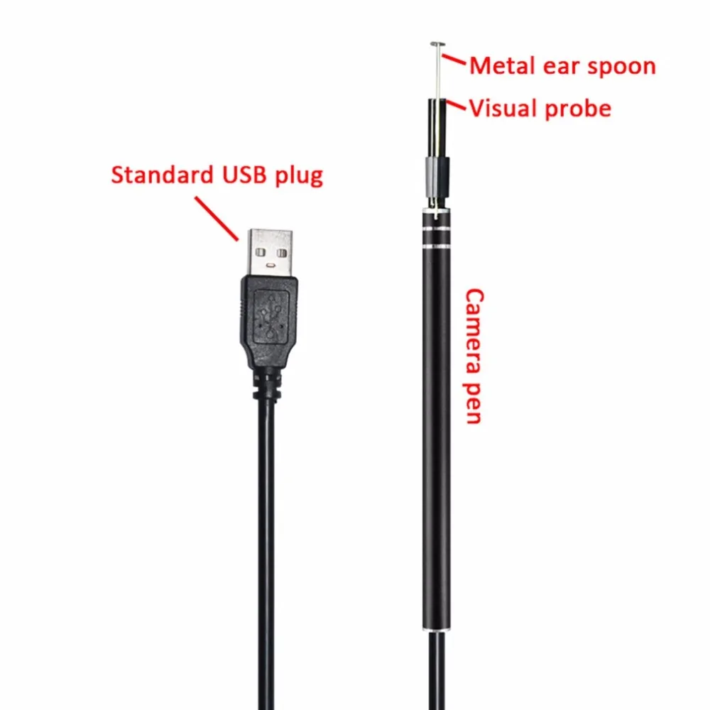 USB инструмент для чистки ушей HD визуальный инструмент для чистки ушей многофункциональная Ушная палочка с мини-камерой ручка уход за ушками в ухо чистящий эндоскоп