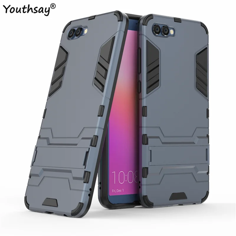 

For Huawei Honor V10 Case Luxury Robot Silicone Hard PC Back Phone Case For Huawei Honor V10 Cover For Honor V10 Case Youthsay