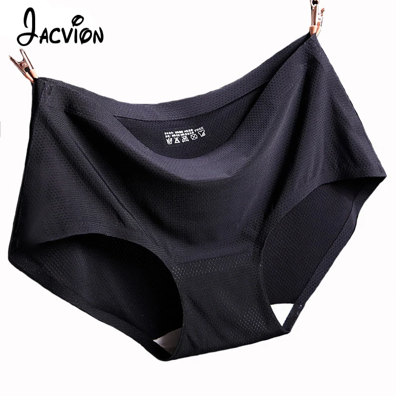 Сексуальные женские трусы шелковое нижнее белье Бесшовные дышащие для женщин