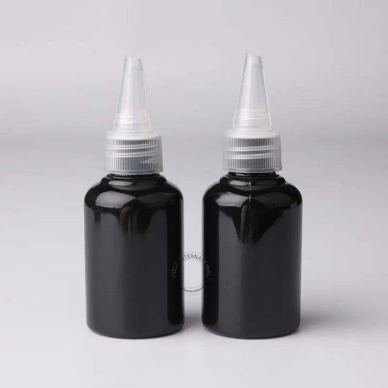 50 шт./лот отличные инструменты сделай сам мл черные пластиковые бутылочки для