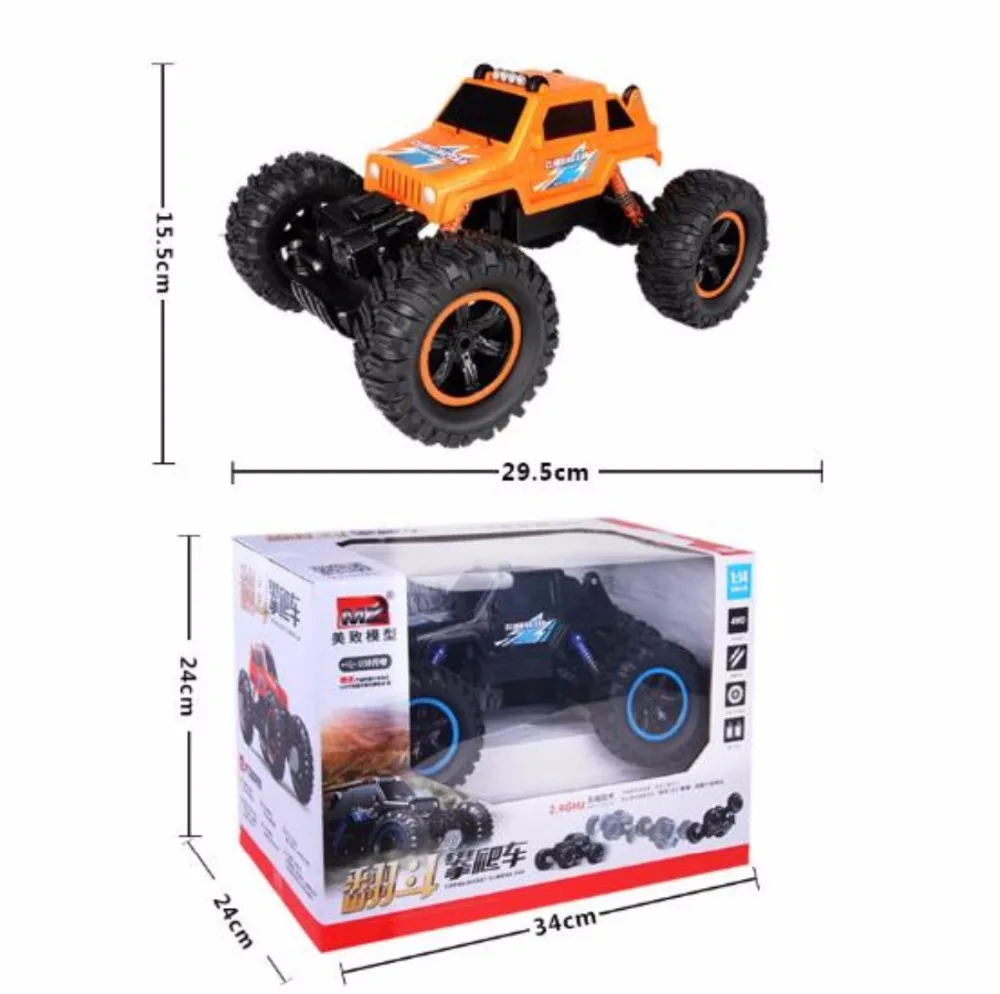 Супер большой Радиоуправляемый автомобиль 2836 2 4G 30 см 4WD Бигфут опрокидное ведро 45