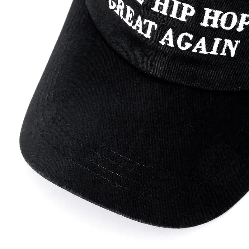 High Quality Brand Letter MAKE HIP HOP GREAT AGAIN Snapback Cap Cotton Baseball For Men Women Hip Hop Dad Hat Bone Garros | Аксессуары
