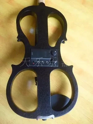Электрическая акустическая скрипка 4/4 из липы с крышкой для скрипки музыкальный
