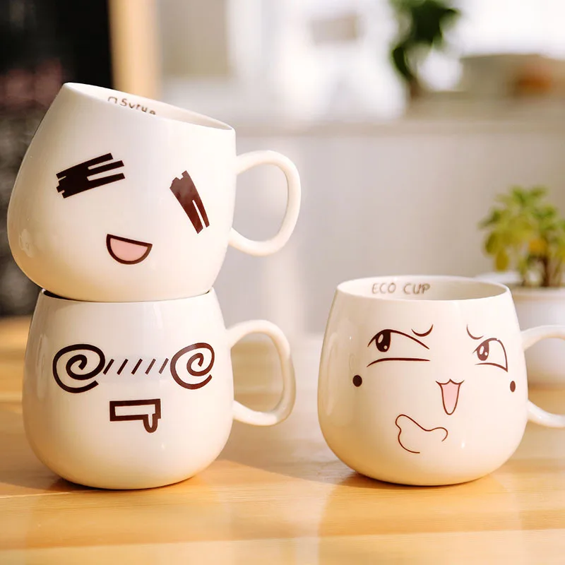 Креативная кружка с выражением уникальная фарфоровая кофейная для чая молоком - Фото №1