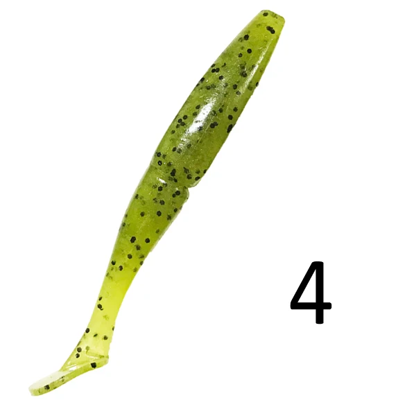 KASSYAA 2pcs Big Soft Salt Smell Lure Bait Paddle Tail Silicone Fishing Lure Lifelike Worm Rubber Swimbaits Lure Baits KXY086 - Цвет: 4