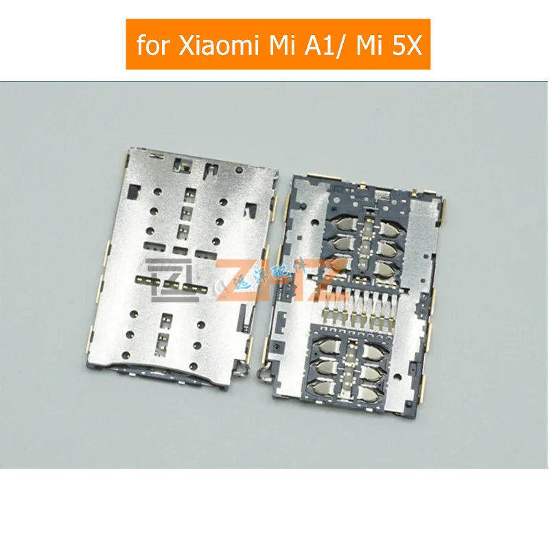 Разъем для устройства чтения SIM карт Xiaomi Mi A1 разъем 5X держатель кардридера замена