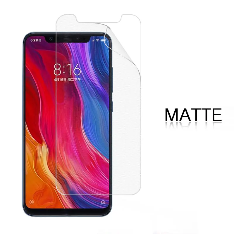HD прозрачная глянцевая пленка для Xiaomi Mi 8 6 21 in Mi8 матовая против отпечатков