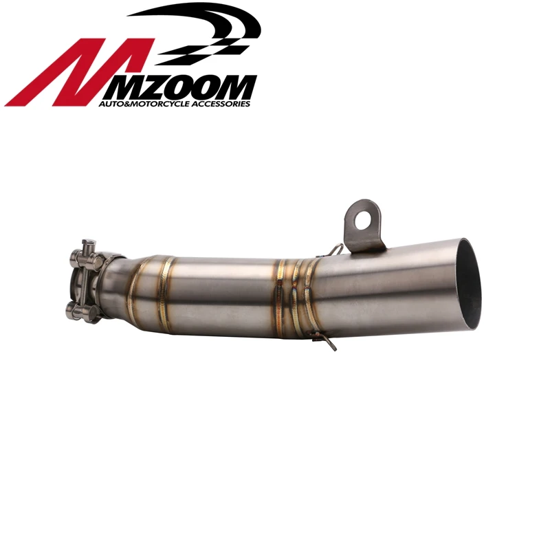 Бесплатная доставка Мотоцикл выхлопная труба глушителя центральная разъем для yamaha R6 06 14|motorcycle exhaust pipe