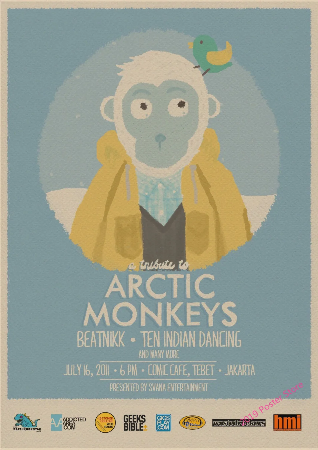 Группа Arctic Monkeys Music Class/rockers Arctic Monkeys ретро крафт-бумага плакат настенный домашний бар плакаты домашний Декор подарок 01