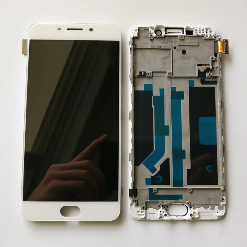 Высокое качество белый 5 дюйма новый для OPPO R9 R9m R9tm X9009 полный ЖК-экран кодирующий