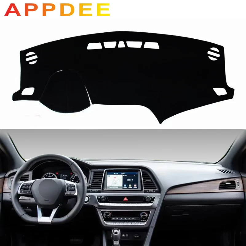 APPDEE для hyundai Sonata-теперь автомобильные чехлы для укладки приборной коврик с рельефом козырек от солнца приборной панели крышки kовровое покрытие