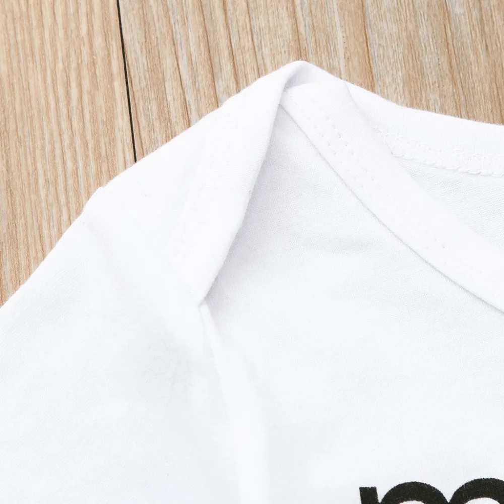 

3PCs Newborn Kid Baby Boy Clothes Letter Romper Pants Hat Outfits Set Rompers baby boys jumpsuit new born