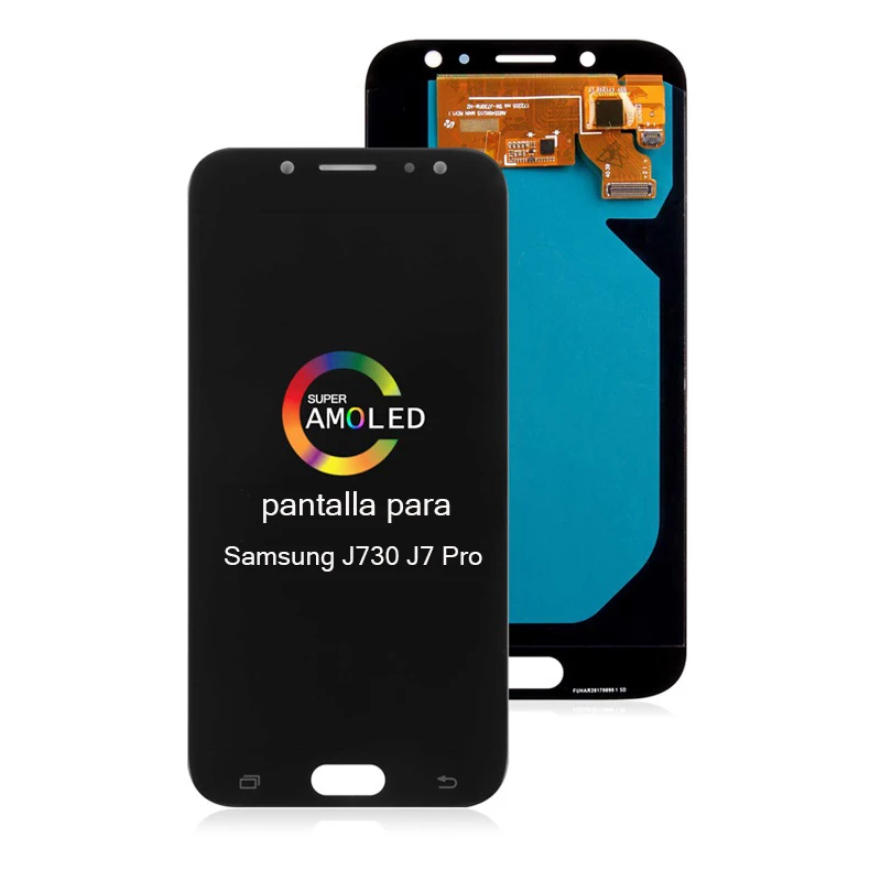 Pantalla 5 ''OLED para SAMSUNG Galaxy J7 Pro J730 lcd для 2017 pantalla tartil digitalizador j730F|Экраны мобильных