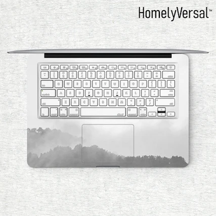 pink Bside Китайский стиль Декорации для Macbook Pro Air 11 13 15 retina полное тело Обложка протектор стикер милый каваи протектор кожи - Цвет: pink Bside