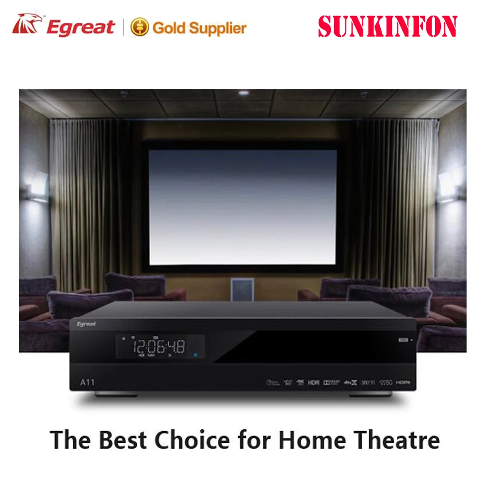 Egreat A11 4K Ultra HD Android tv Box Hi3798CV200 2T2R wifi Gigabit LAN HDR10 Blu-Ray 3D Dolby ATOMS DTS X VIDON 2 медиаплеер