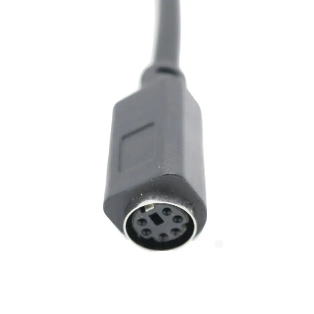 Адаптер для клавиатуры DIN5 AT Male Mini DIN6 MDIN6 PS/2 Female pc Mac кабель переходник 6 дюймов 1