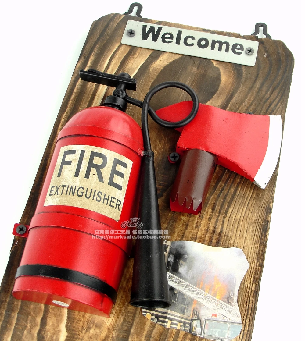 Подвеска из кованого железа для украшения стен в виде гидранта|craft metal|craft giftcraft iron
