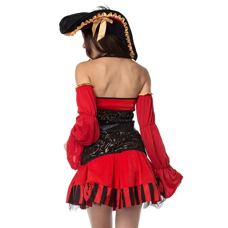 

Sexy Women Pirate Costume Halloween Fancy Party Dress Carnival Perfor mance high quality Adult Pirate Cosplay Costumes