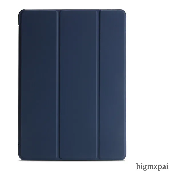 Силиконовый мягкий чехол из искусственной кожи для apple i pad mini 4 чехол смарт-подставка для планшетов Funda для iPad mini 4 7,9 дюймов Чехлы Coque - Цвет: dark blue