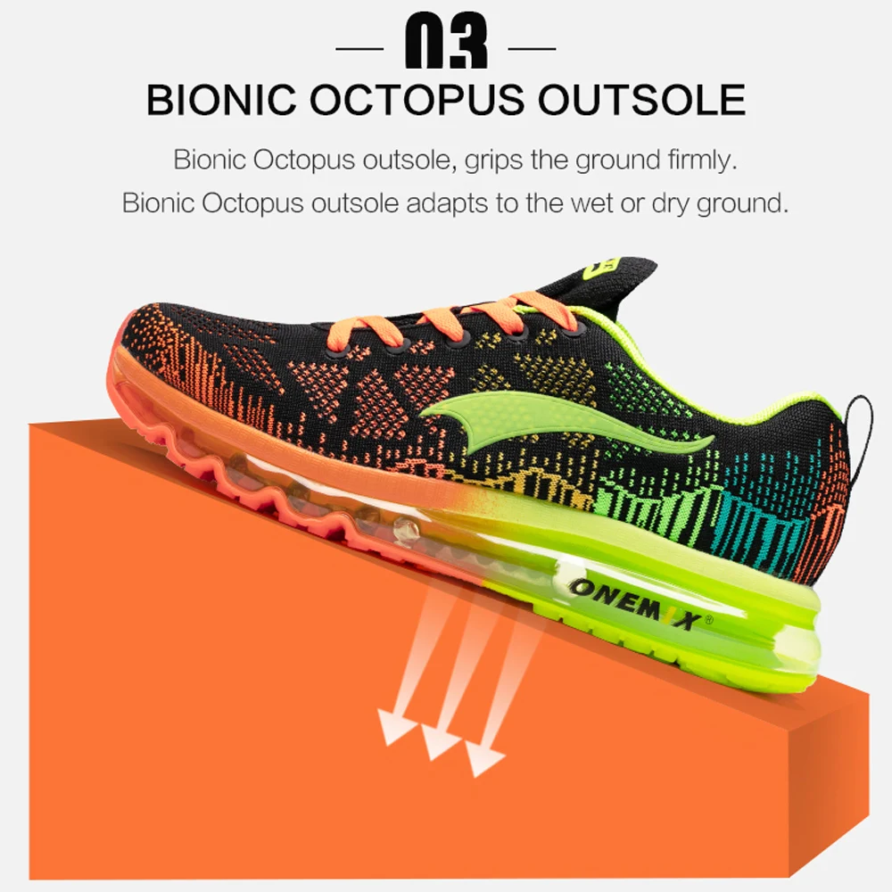 ONEMIX Air 270 Кроссовки с подушками для бега, мужские спортивные кроссовки, дышащие уличные кроссовки, кроссовки для бега и ходьбы