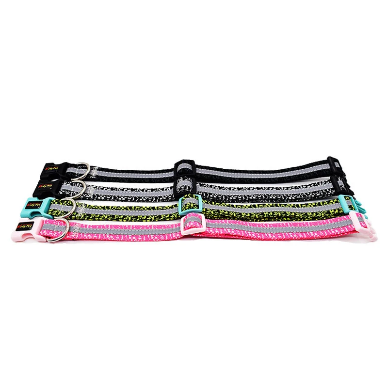

Dog Collar Chain Personalized Dog Collar Customized Pet Collar Nylon Anti-lost Collars Adjustable For Small Medium animals Dog