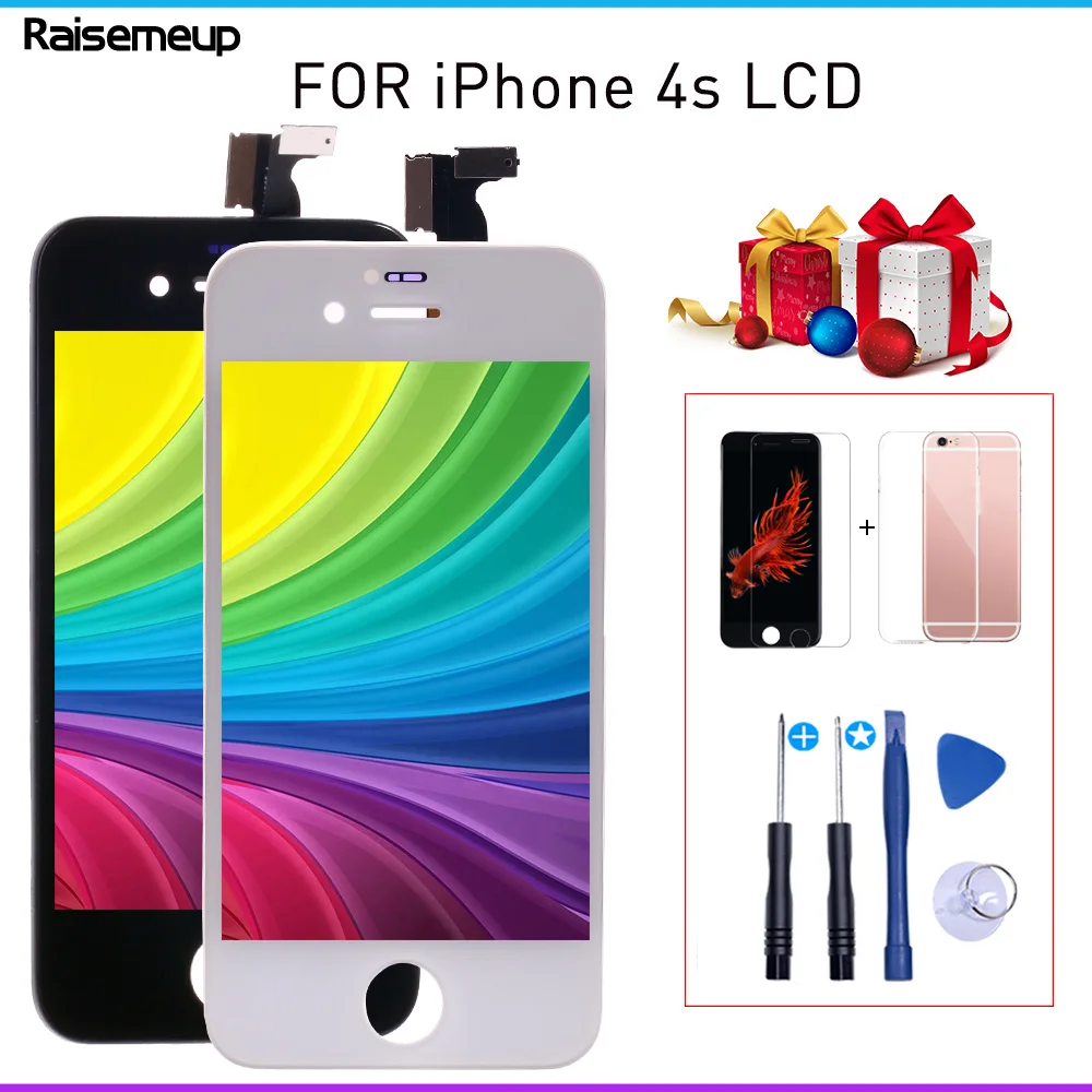 Хорошее качество ЖК дисплей для iPhone 4s A1431 A1387 сенсорный экран дигитайзер сборка