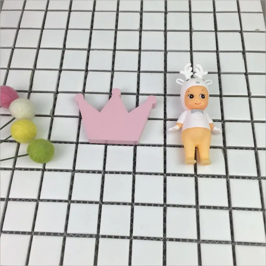 Деревянный крючок в скандинавском стиле с короной украшение для детской комнаты