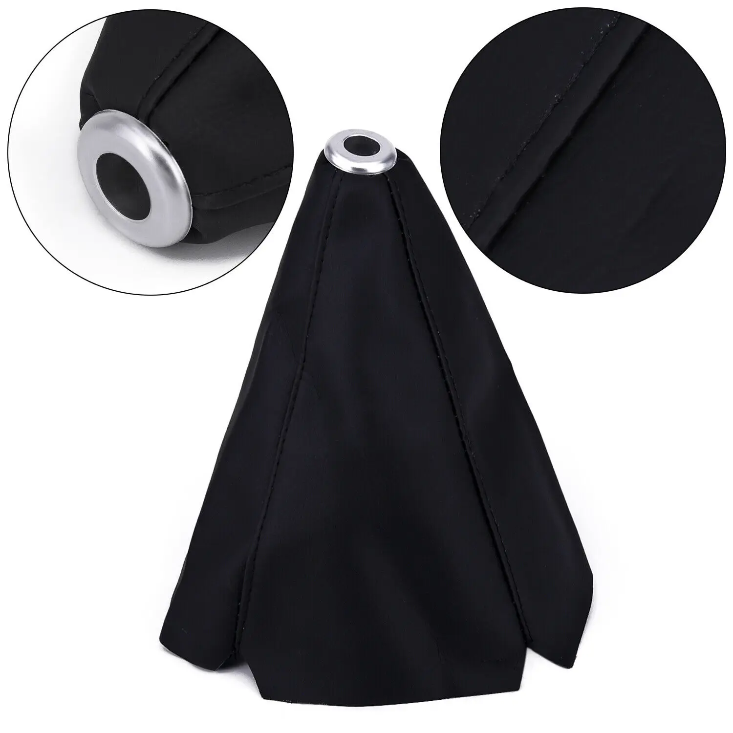 

Universal Car PVC Leather Shifter Shift Knob Gear Gaiter Boot Cover with Stitch