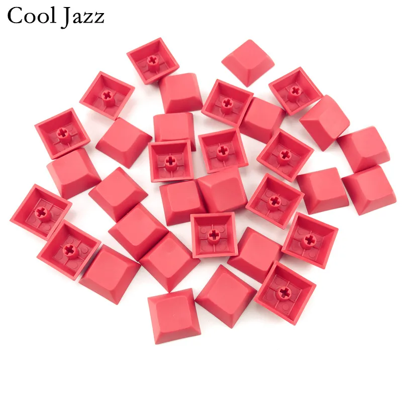 Cool Jazz dsa pbt Cherry mx механическая клавиатура, колпачки 1u, смешанные цвета, черный, серый, красный, esc, клавиша для механической клавиатуры