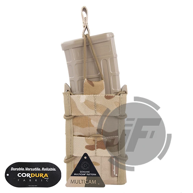 Emerson одиночный Стек модульный 5,56 M4 M16 AR15 SR52 P-MAGS M1A1 G3 подсумок Emersongear MOLLE большой емкости Mag Перевозчик - Цвет: MCAD