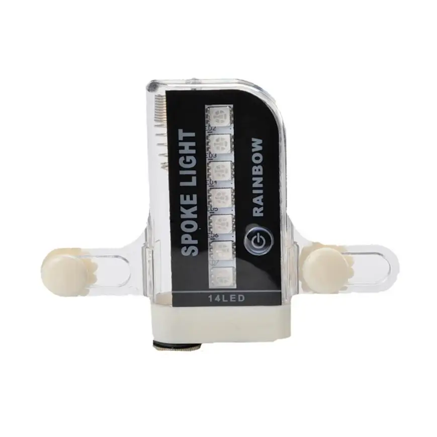 Велосипедный велосипедный клапан для велосипедных шин 14 Led вспышка спицевое