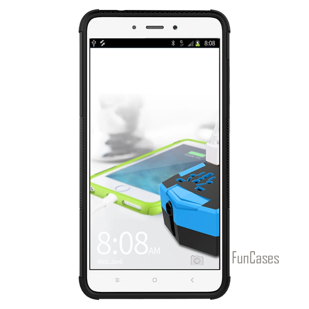 Для Xiaomi Redmi Note 4 4X чехол 5 дюймов комбинированный Камуфляжный прочный резиновый