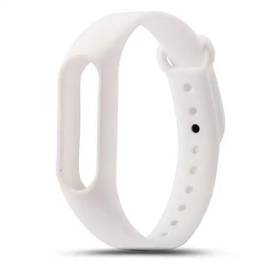 Новинка для Xiaomi mi Band 3 2 Браслет ремешок mi band 3 2 цветной Ремешок Браслет сменный ремешок для mi Band 3 2 Силиконовый - Цвет ремешка: white
