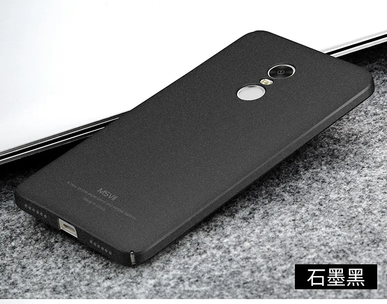 Роскошный чехол MSVII для Xiaomi redmi note 4X Pro (4 Гб ОЗУ 64 ПЗУ) жесткий матовый из