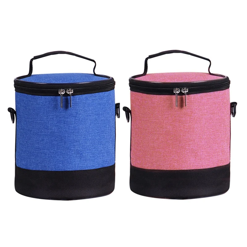 Горячая Распродажа круглая сумка для еды упаковка сохранения тепла пикника