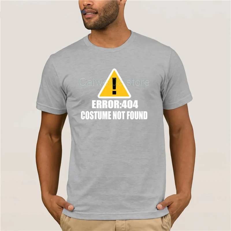 Летняя модная футболка Buy Error 404 рубашка костюм не нашел премиум Хэллоуин 1 Модная